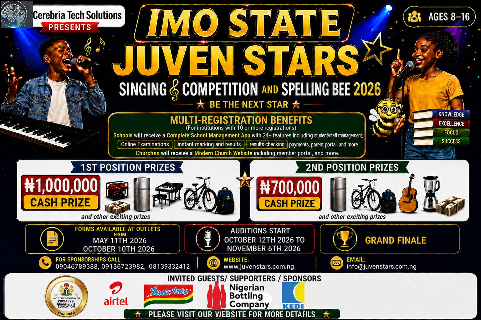 Juven Stars Talent Contest Banner